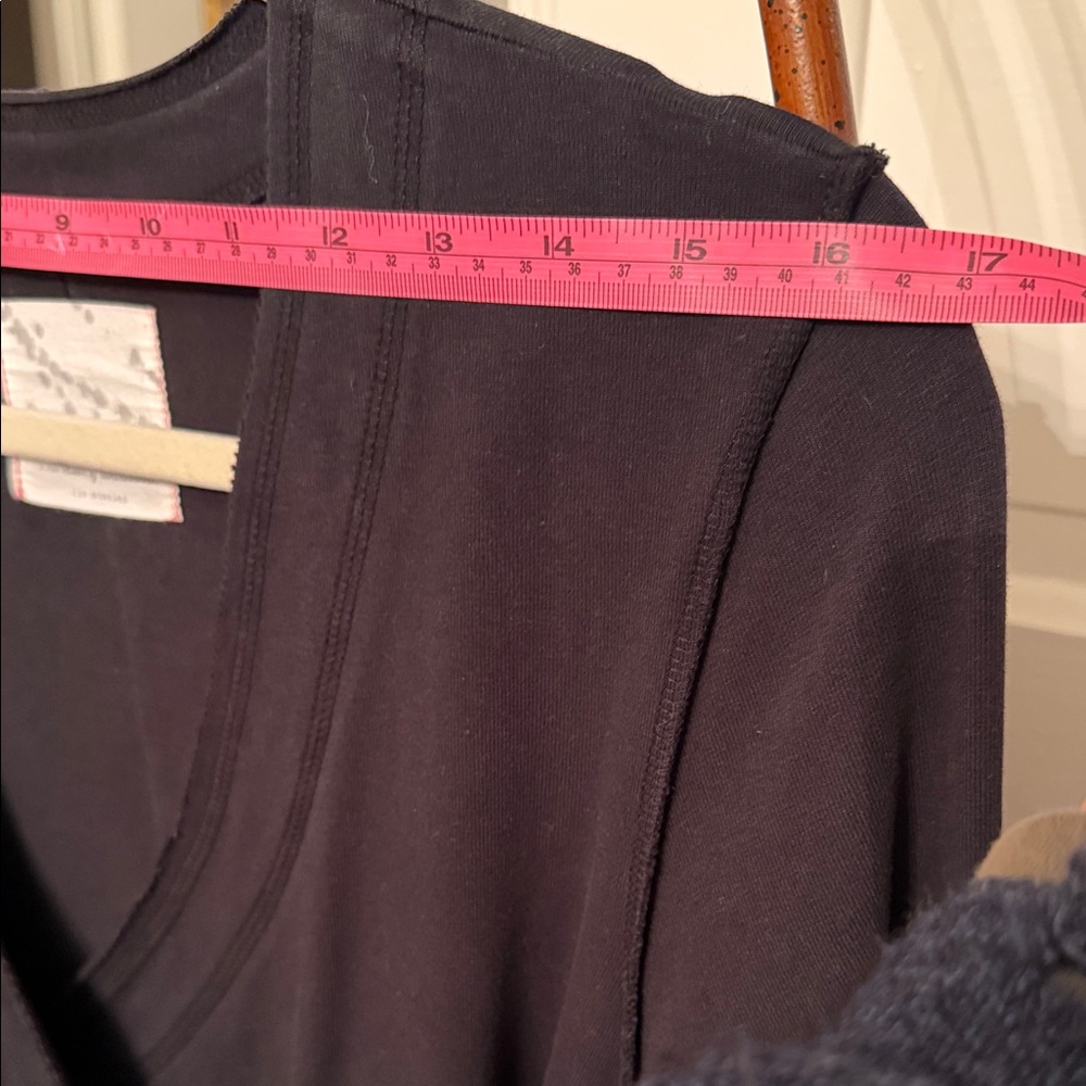 Raw Earth Wild Sky Jersey Knit Wrap Dress Black Size L Boho - Picture 12 of 14